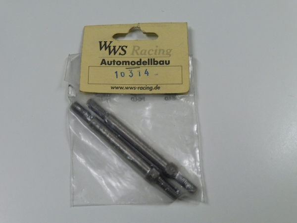 WWS Fox Pro tie rod + cross brace 85mm 2002 | 2 pieces # 16314