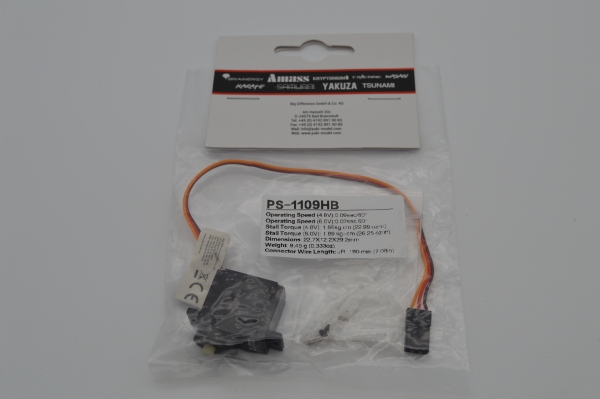 Yuki Mini Analog Servo PS-1109HB #998109